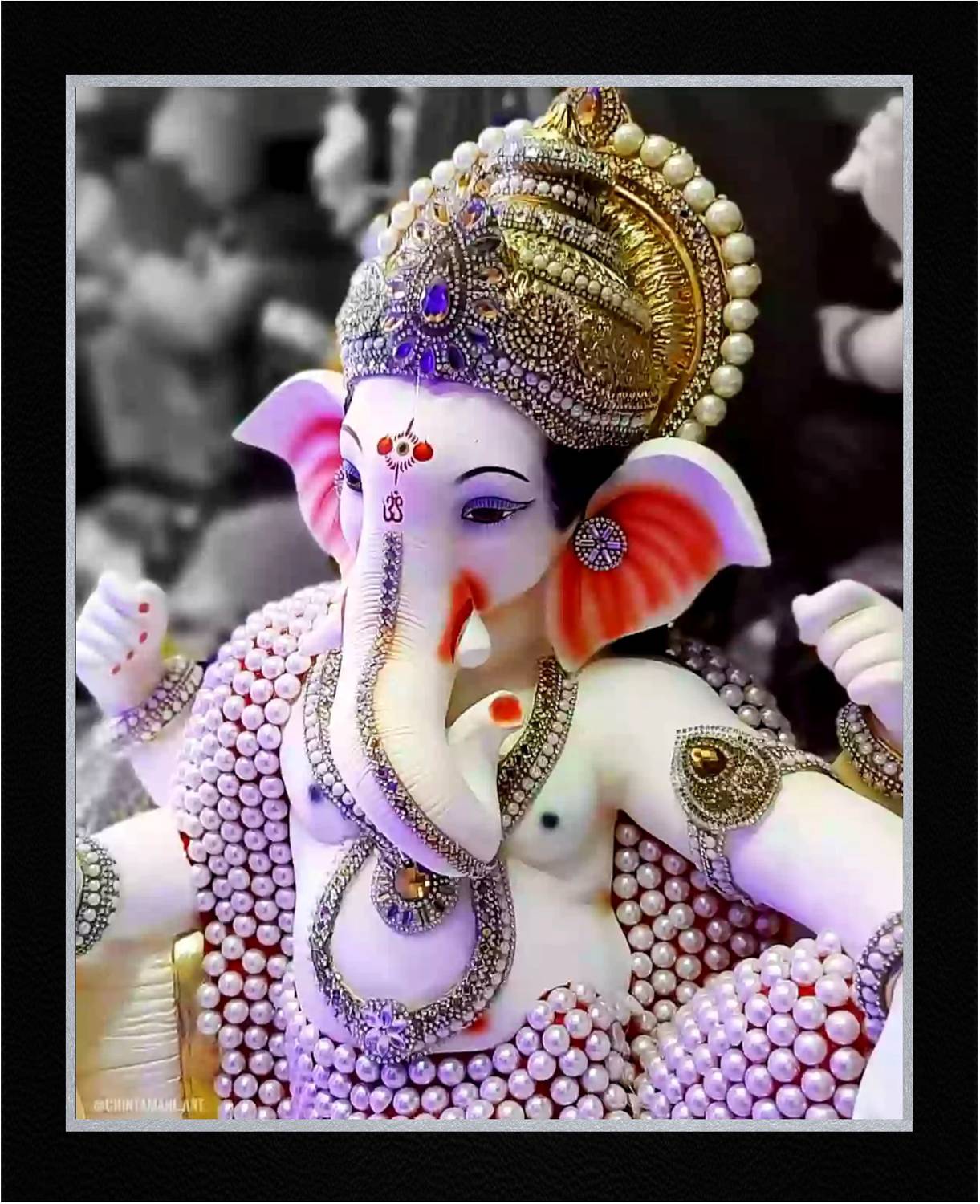 Bhawana Creation GANESH JI Religious Frame