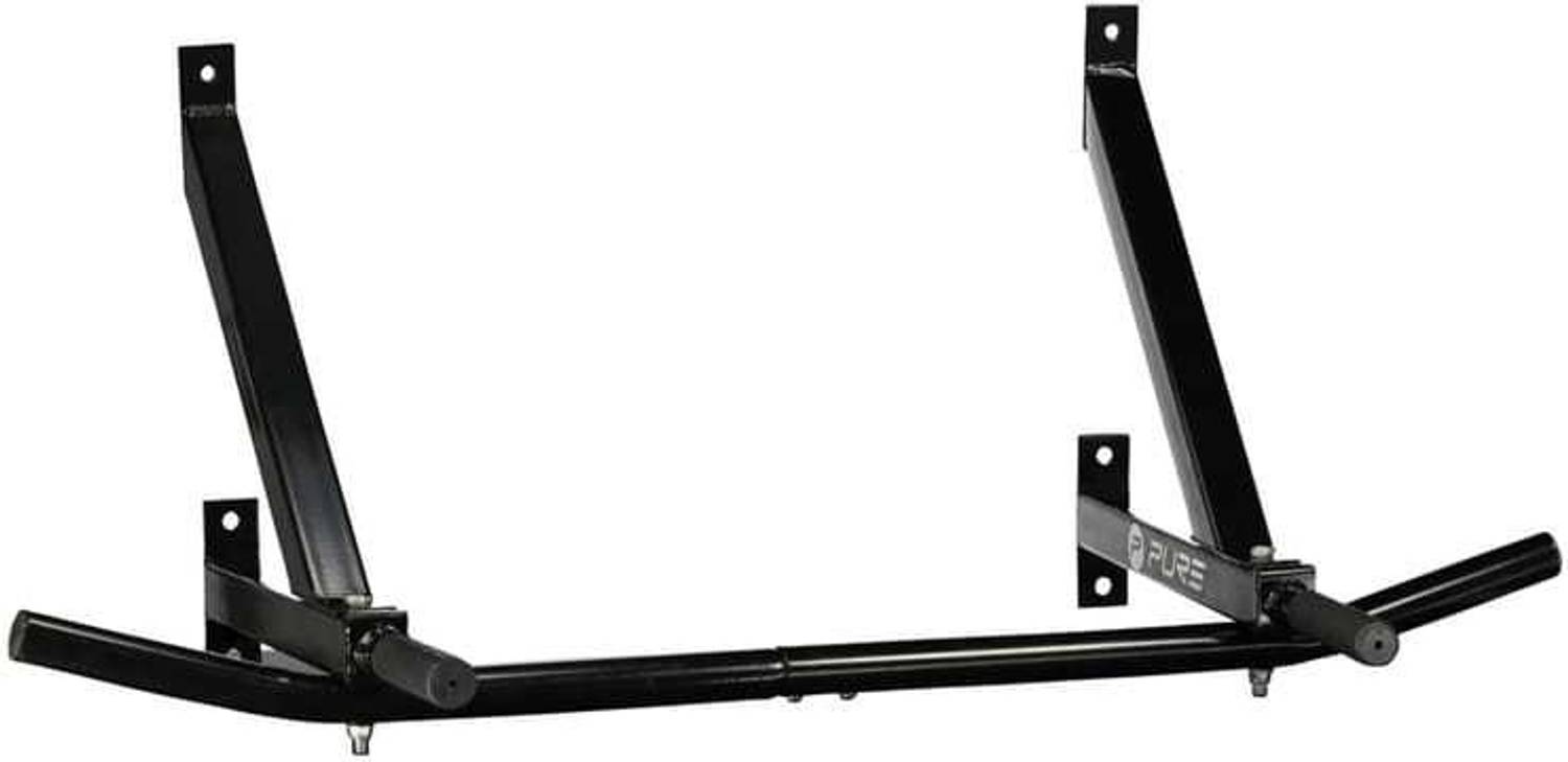 muscles & mind Heavy Duty Folding Chin-up Bar - Black - Image 3