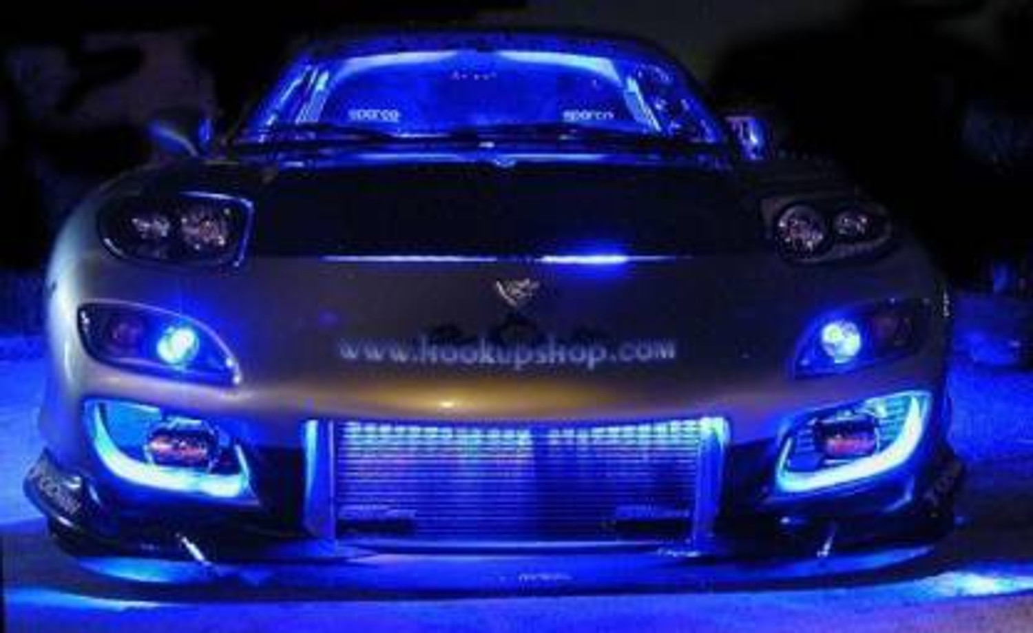 Image of Dhruvtraders BLUE IMPORTED Underglow PATCH LIGHTS (Front /Rear , Bike Body Lights) Brake Light Motorbike, Car, Truck, Van LED (12 V, 15 W)