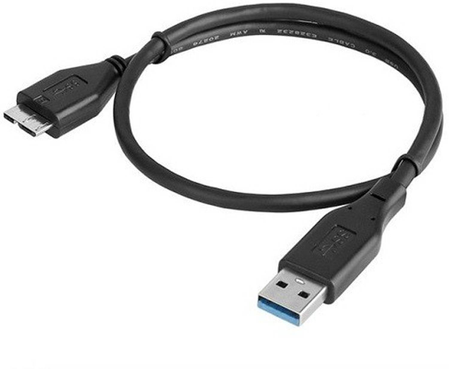 techut Micro USB Cable 2 A 0.3 m USB 3.0 Original Type A Male to Micro B Male Cable