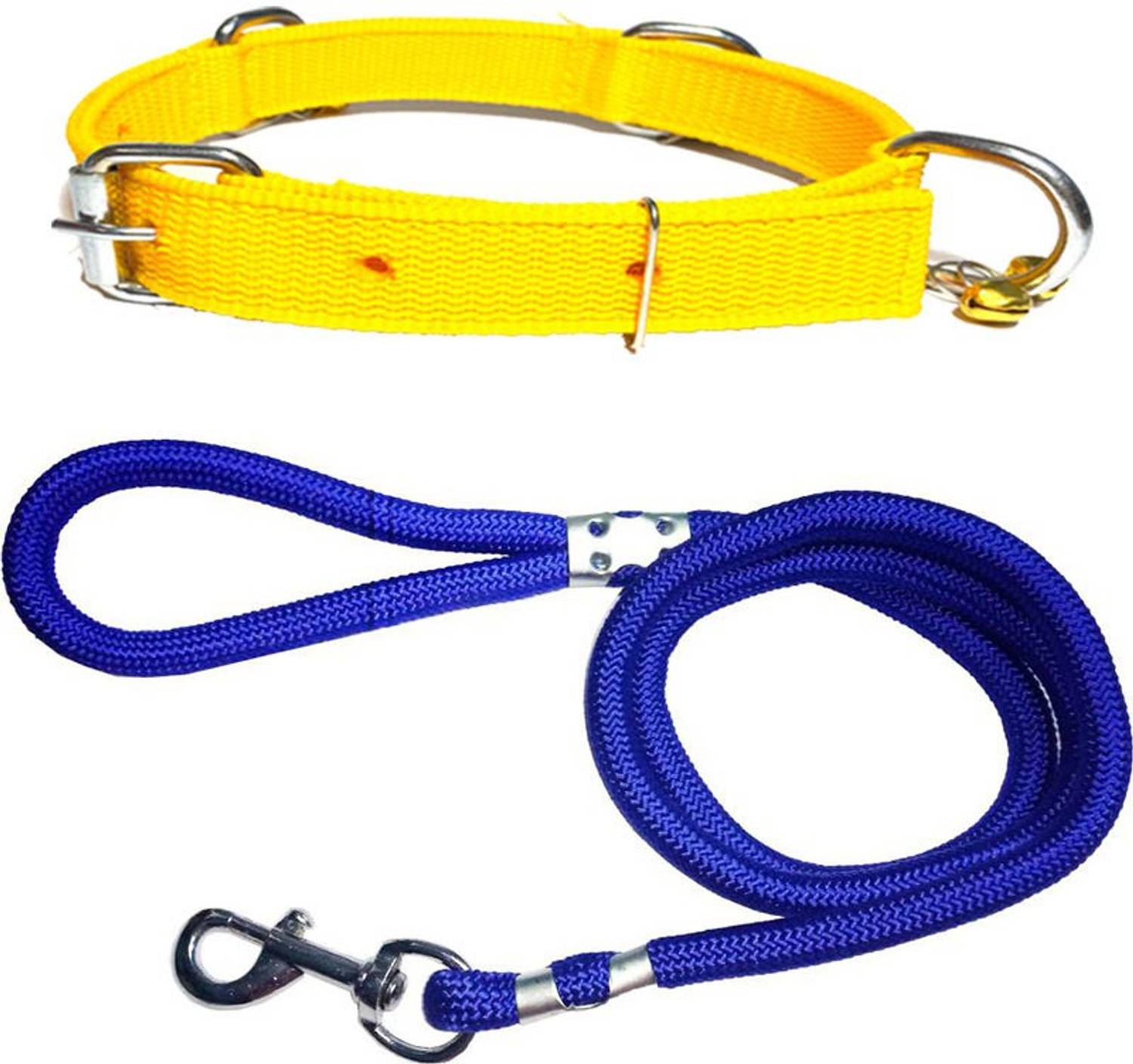 ALCAZAR Dog Collar & Rope Set, Adjustable Size (Recommanded for 24-35KG PET) Dog Collar & Leash
