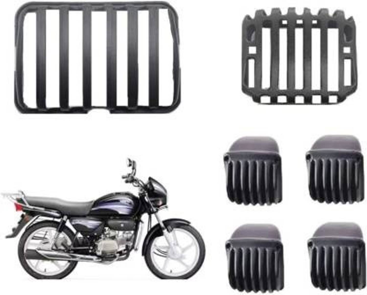 Autoladders Plus Headlight , Backlight , Indicators Protective Covers Bike Headlight Grill