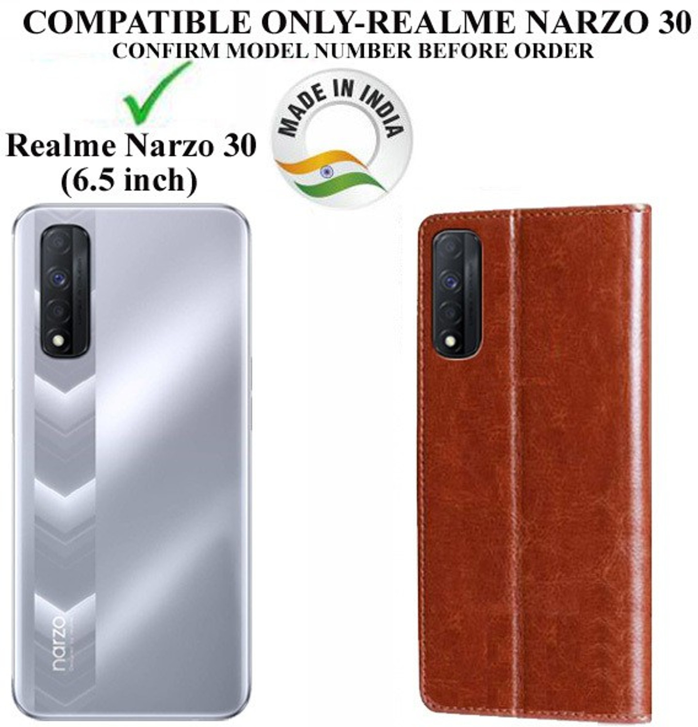 Image of Wynhard Flip Cover for Realme Narzo 30