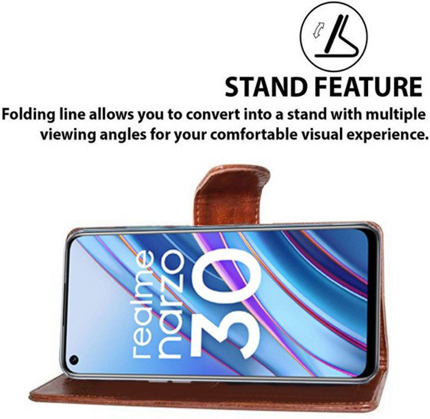Image of Wynhard Flip Cover for Realme Narzo 30