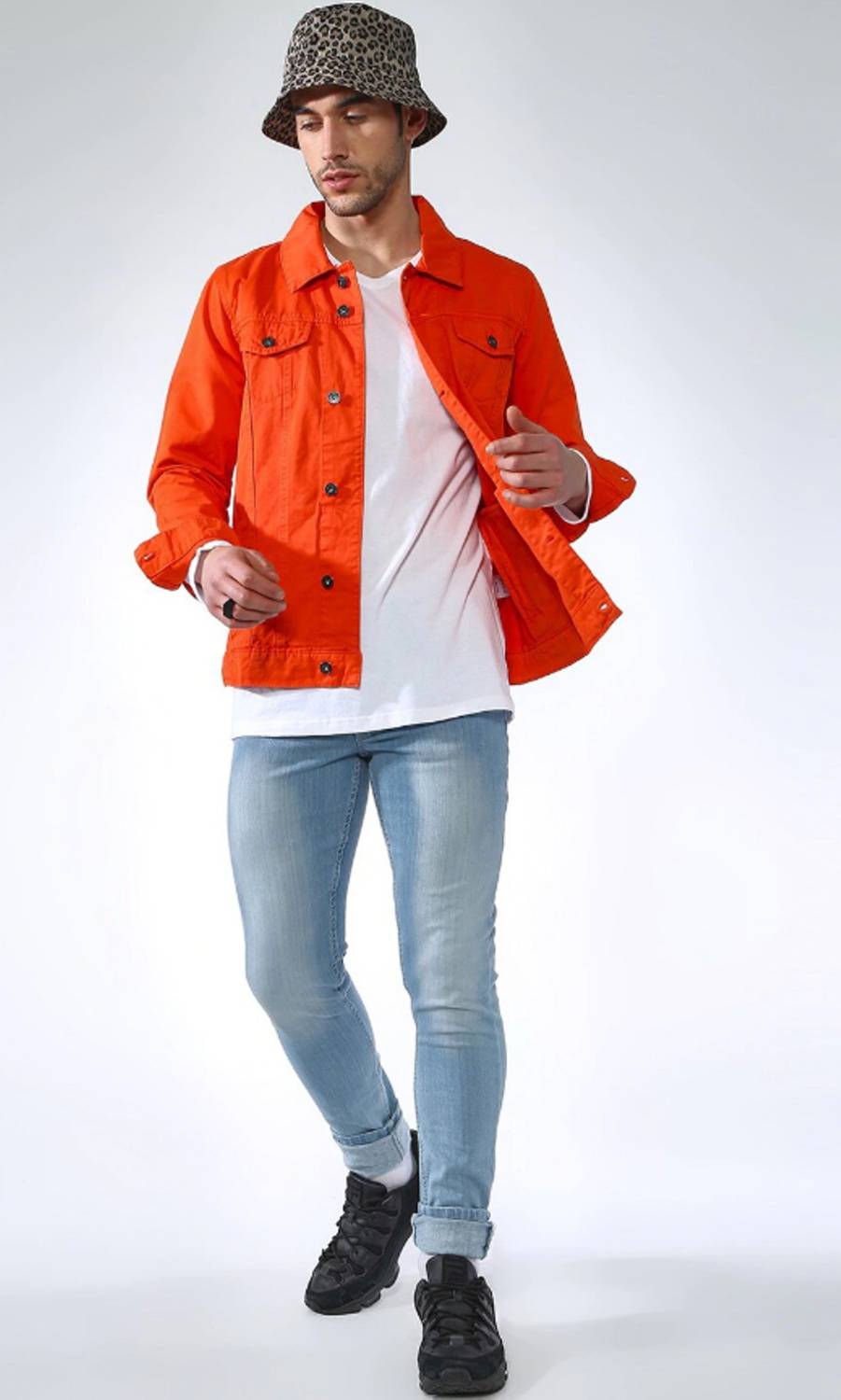 Hyypers Style Full Sleeve Solid Men Denim Jacket - Buy Hyypers