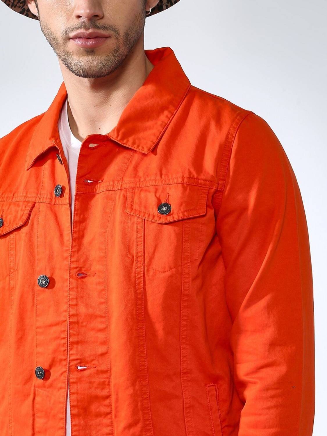 Hyypers Style Full Sleeve Solid Men Denim Jacket - Buy Hyypers