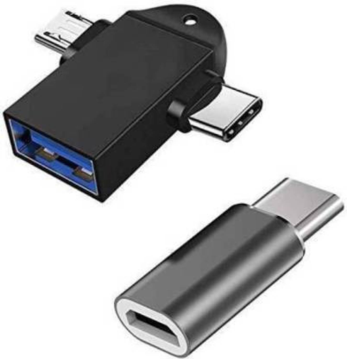 LECUS USB Type C, USB, Micro USB OTG Adapter