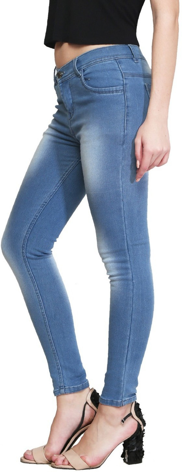 Image of F2M Skinny Women Blue Jeans