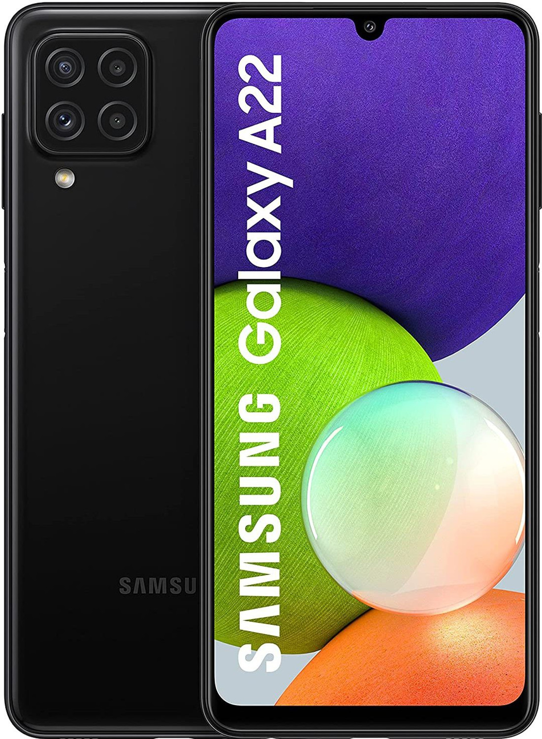 Image of Samsung Galaxy A22 (Black, 128 GB)
