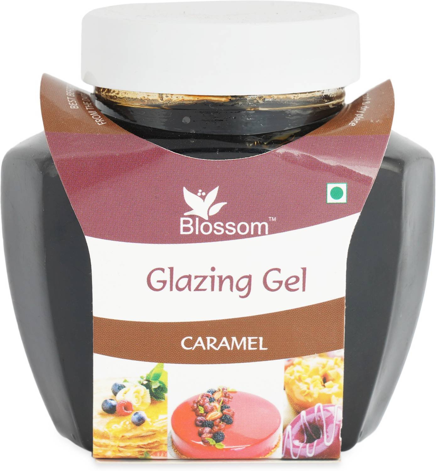 BLOSSOM Caramel Glazing Gel for Desserts & Cake- GL04-3 Topping Paste
