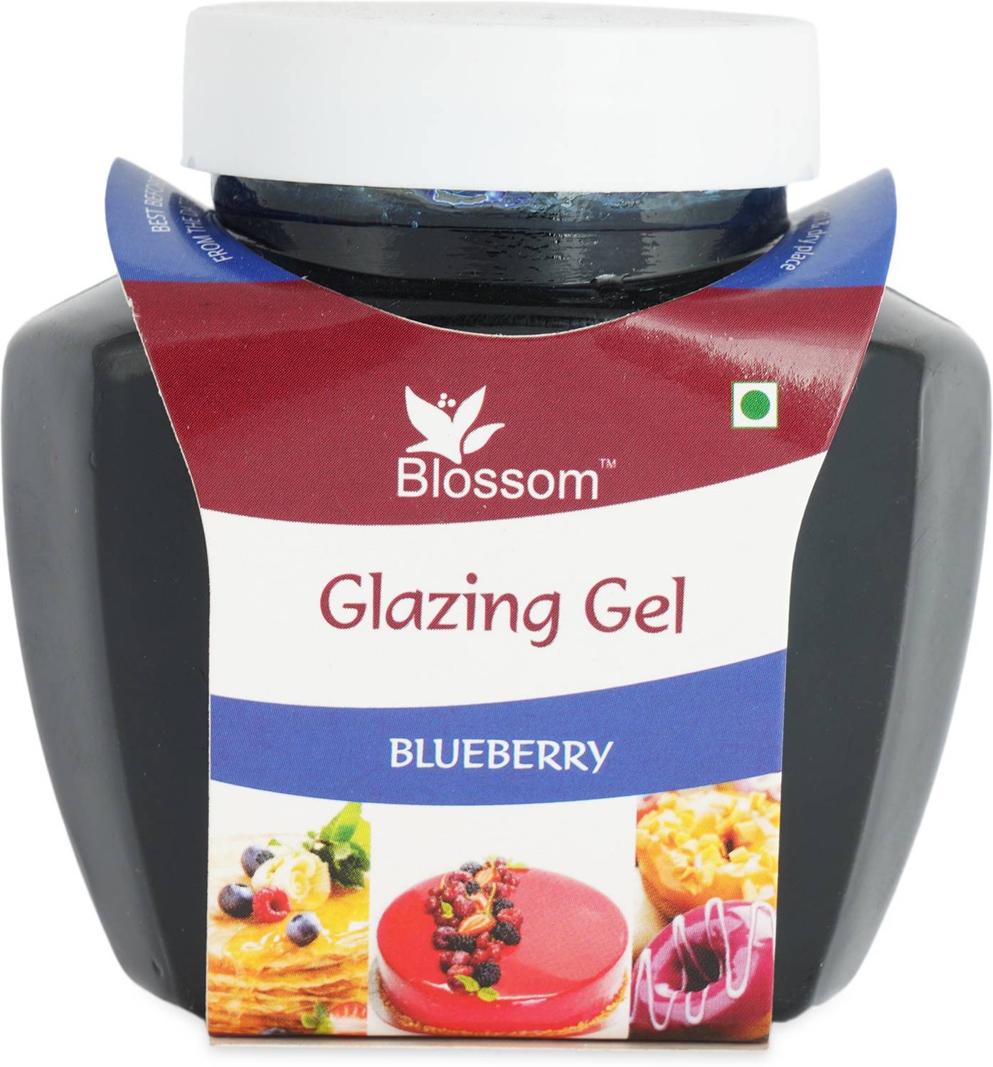BLOSSOM Blue berry Glazing Gel for Desserts & Cake- GL02-3 Topping Paste