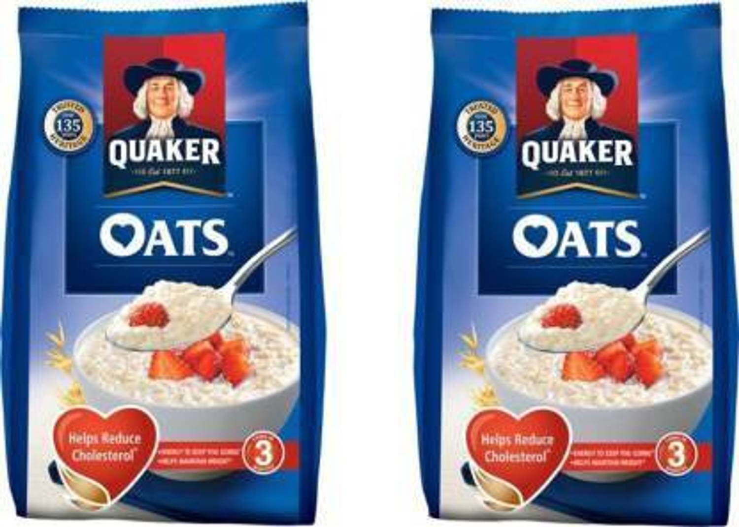 Quaker Oats Meal 800 gm Pack Of 2 Pouch (2 x 400 g)