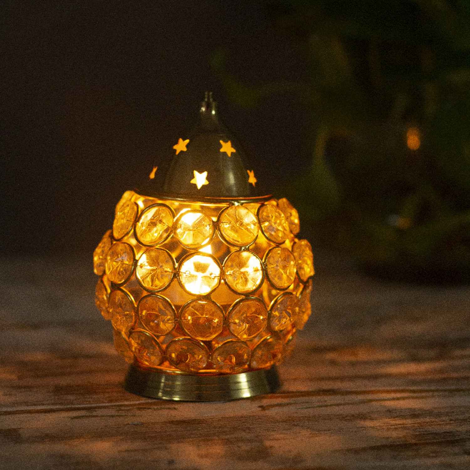 Image of Flipkart SmartBuy Brass Akhand Diya | Diamond Crystal Deepak /Dia | Akhand Jyot Brass, Crystal Table Diya