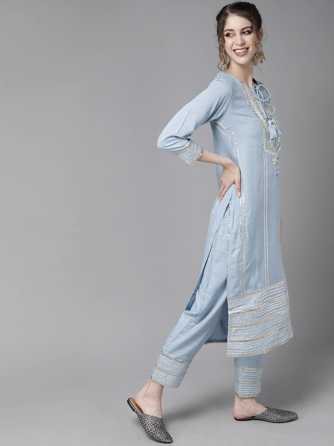 Image of Ishin Women Kurta Pant Set