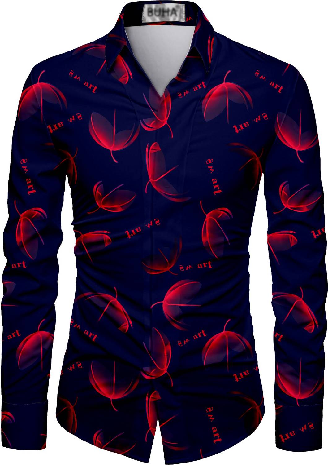 BuhaTrade Polycotton Printed Shirt Fabric