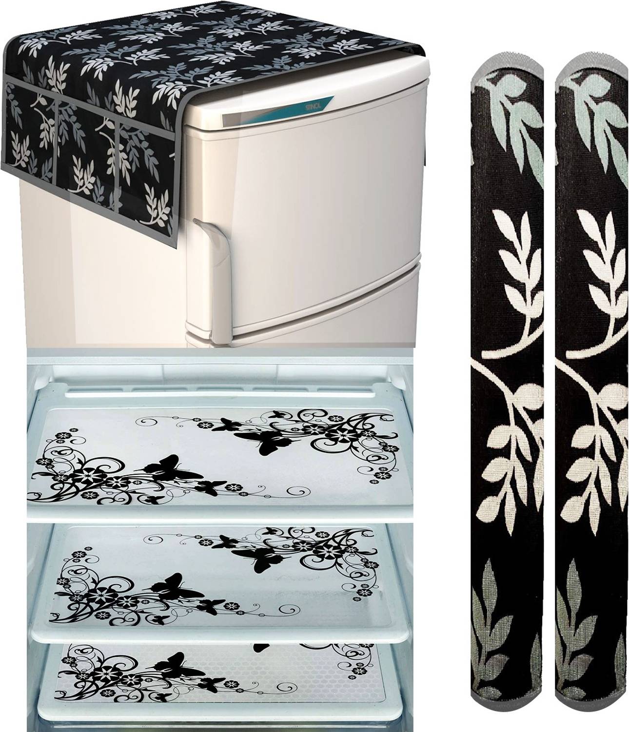 Adakriti Creations Refrigerator Cover