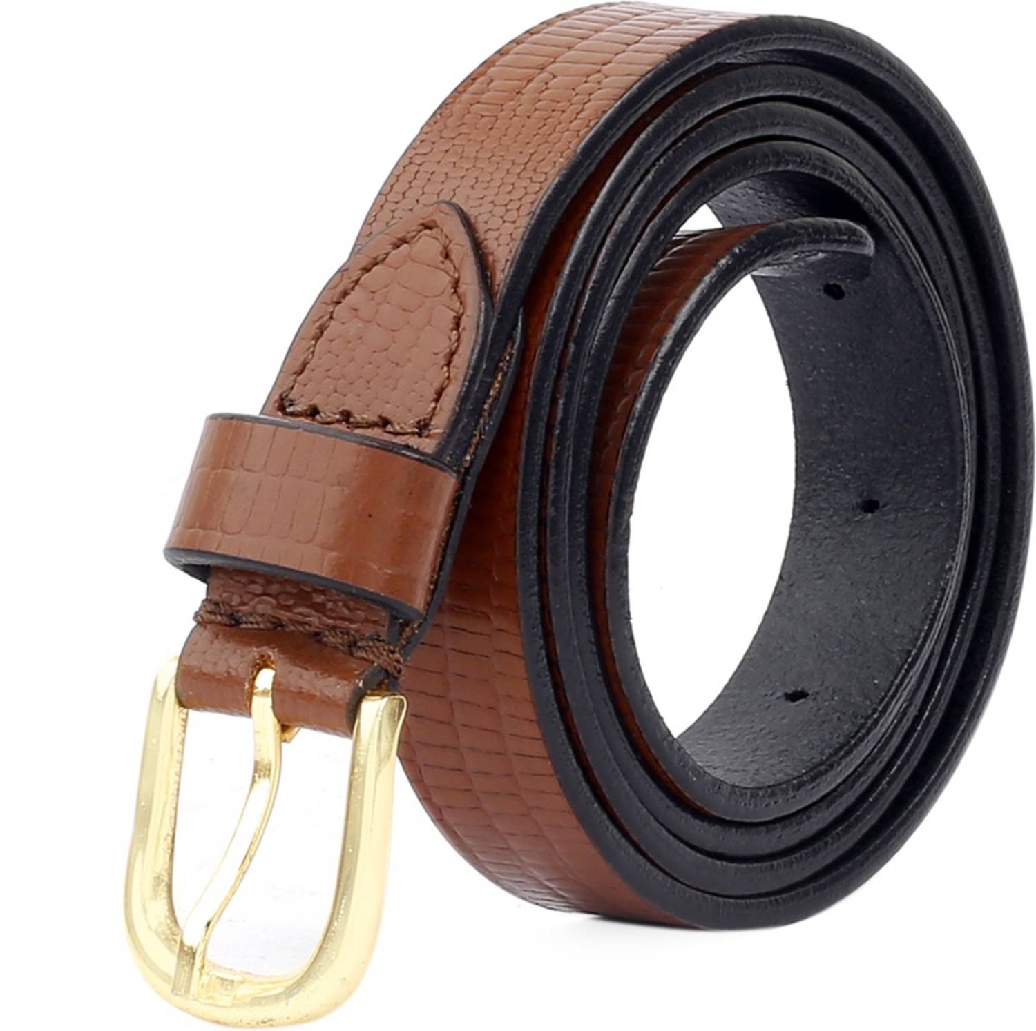 bacca bucci Women Casual, Party, Evening Brown Genuine Leather Belt