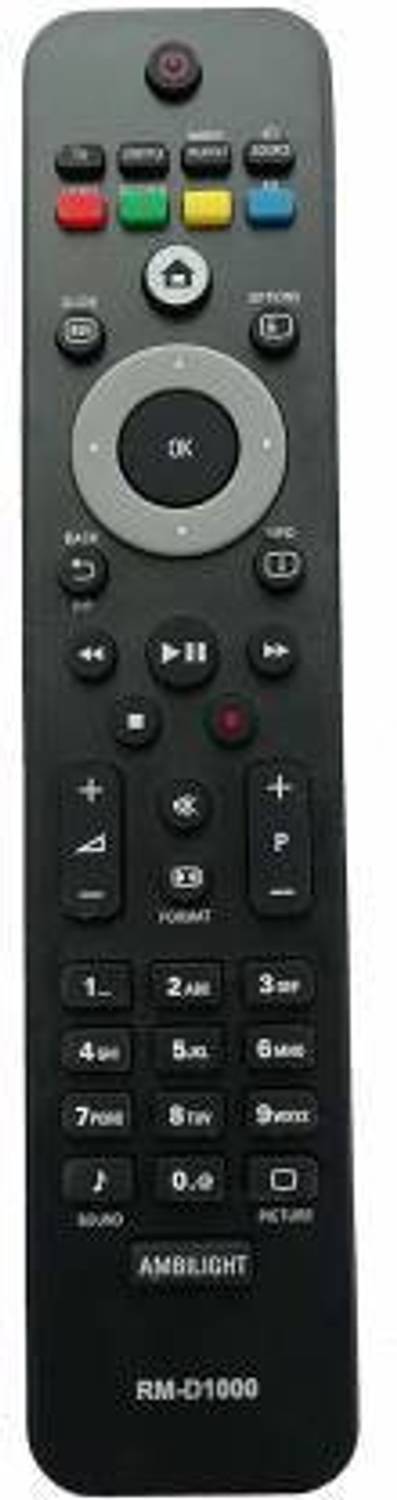 Akshita RM-D1000 LED LCD Smart HD TV Remote Control ( Chake Image With Old Remote ) PHILIPS Remote Controller