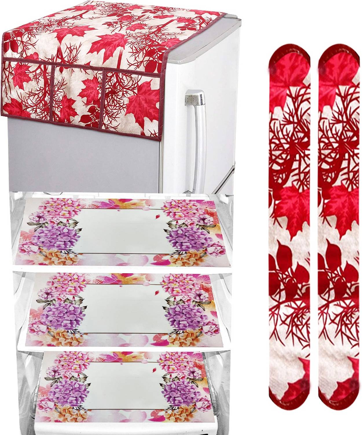 Adakriti Creations Refrigerator Cover