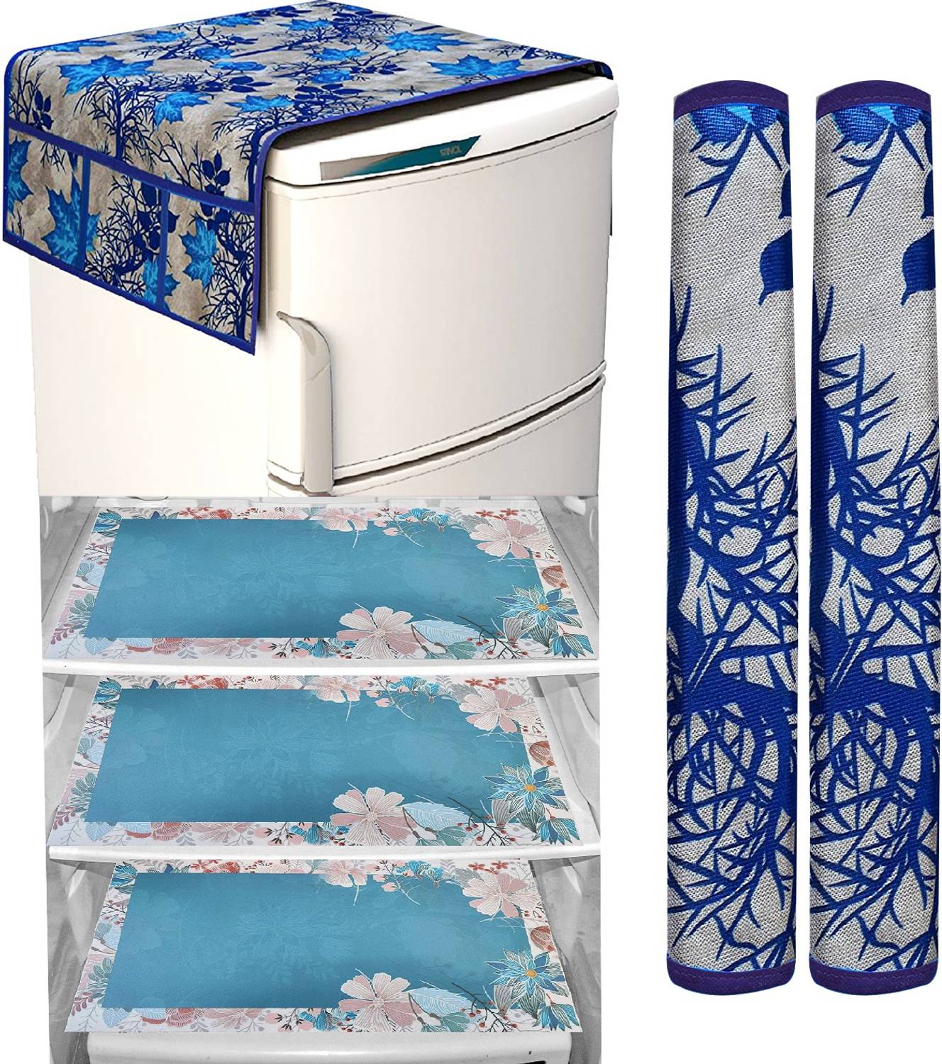 Adakriti Creations Refrigerator Cover