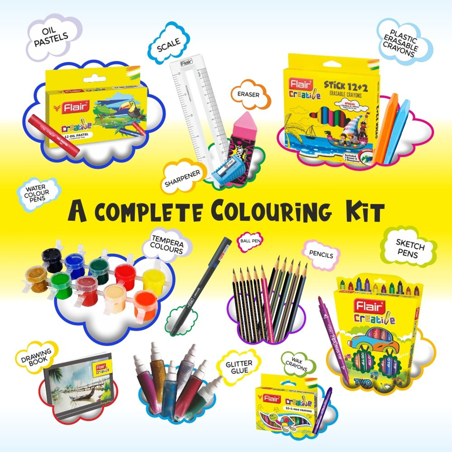 Image of Flair Creative Premium Kit with Grey Bag