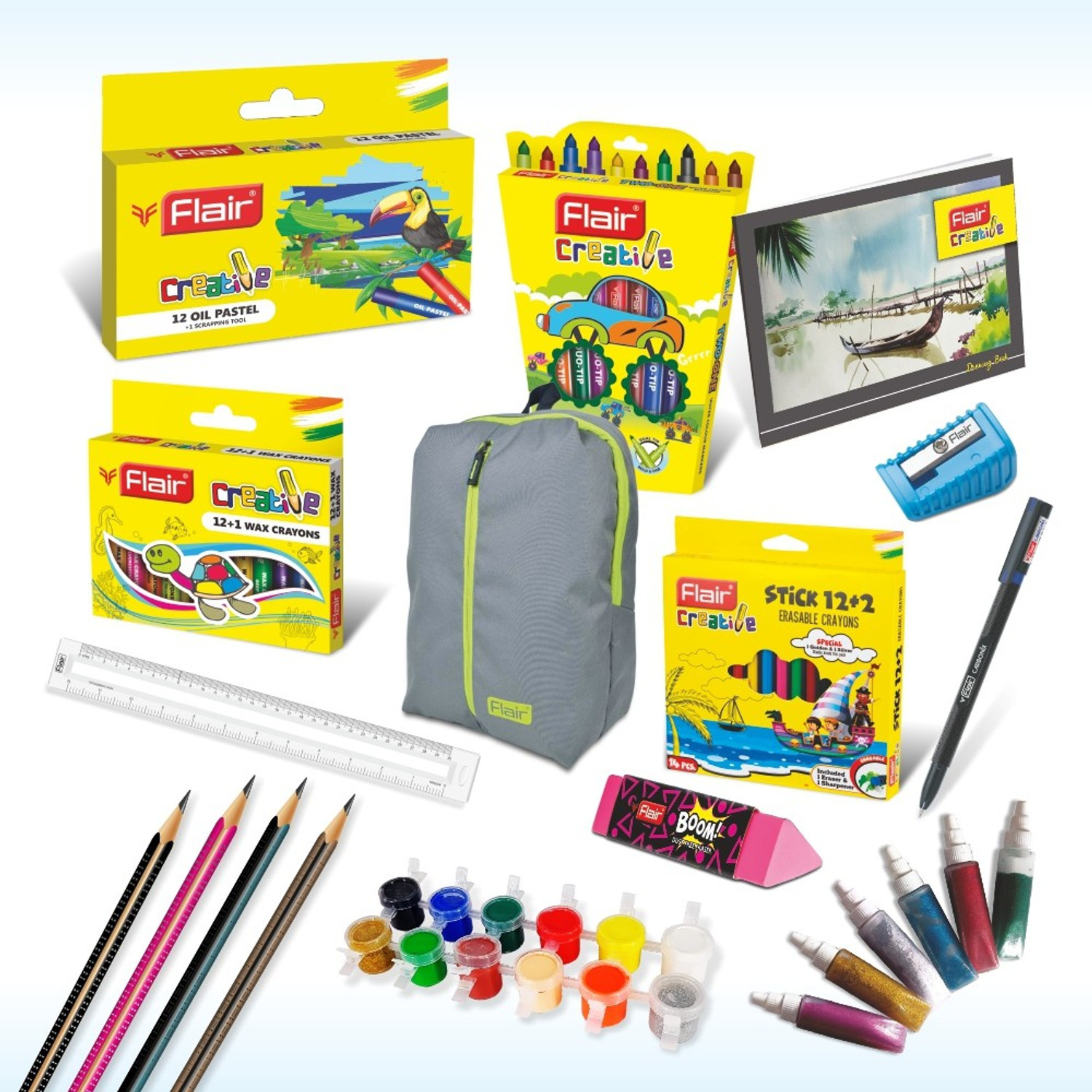 Image of Flair Creative Premium Kit with Grey Bag