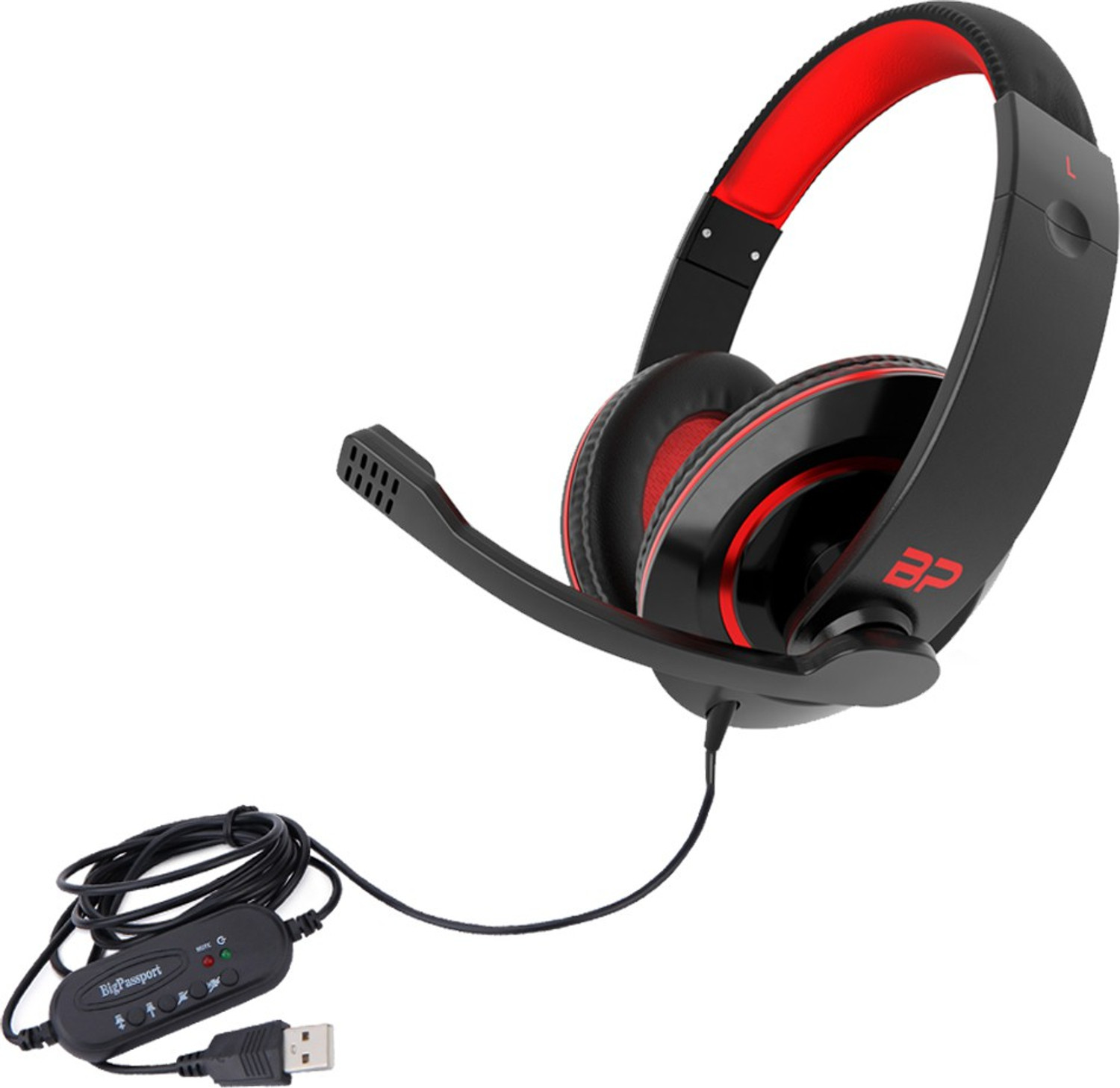 Image of BigPassport Pro-Boom 722 Black Wired Gaming