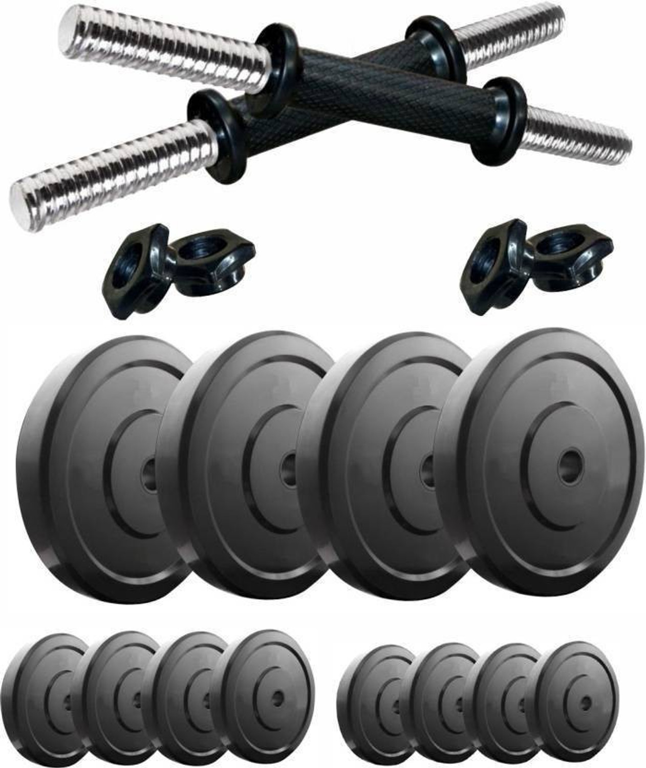 Image of STARX 24KG COMBO PVC unbreakable gym set Adjustable Dumbbell