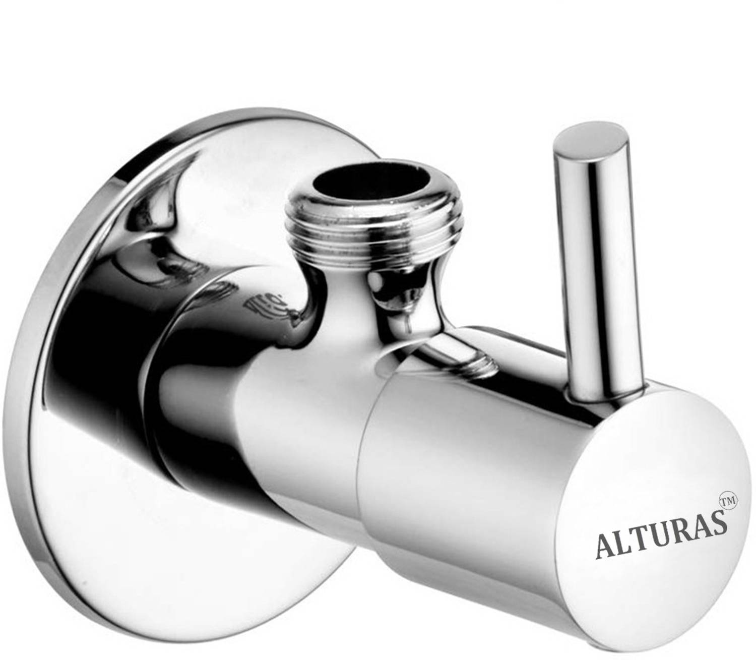 Alturas by Clinton stainless steel Angle Cock TURBO Handle Chrome Plated_set of-1 Angle Cock Faucet