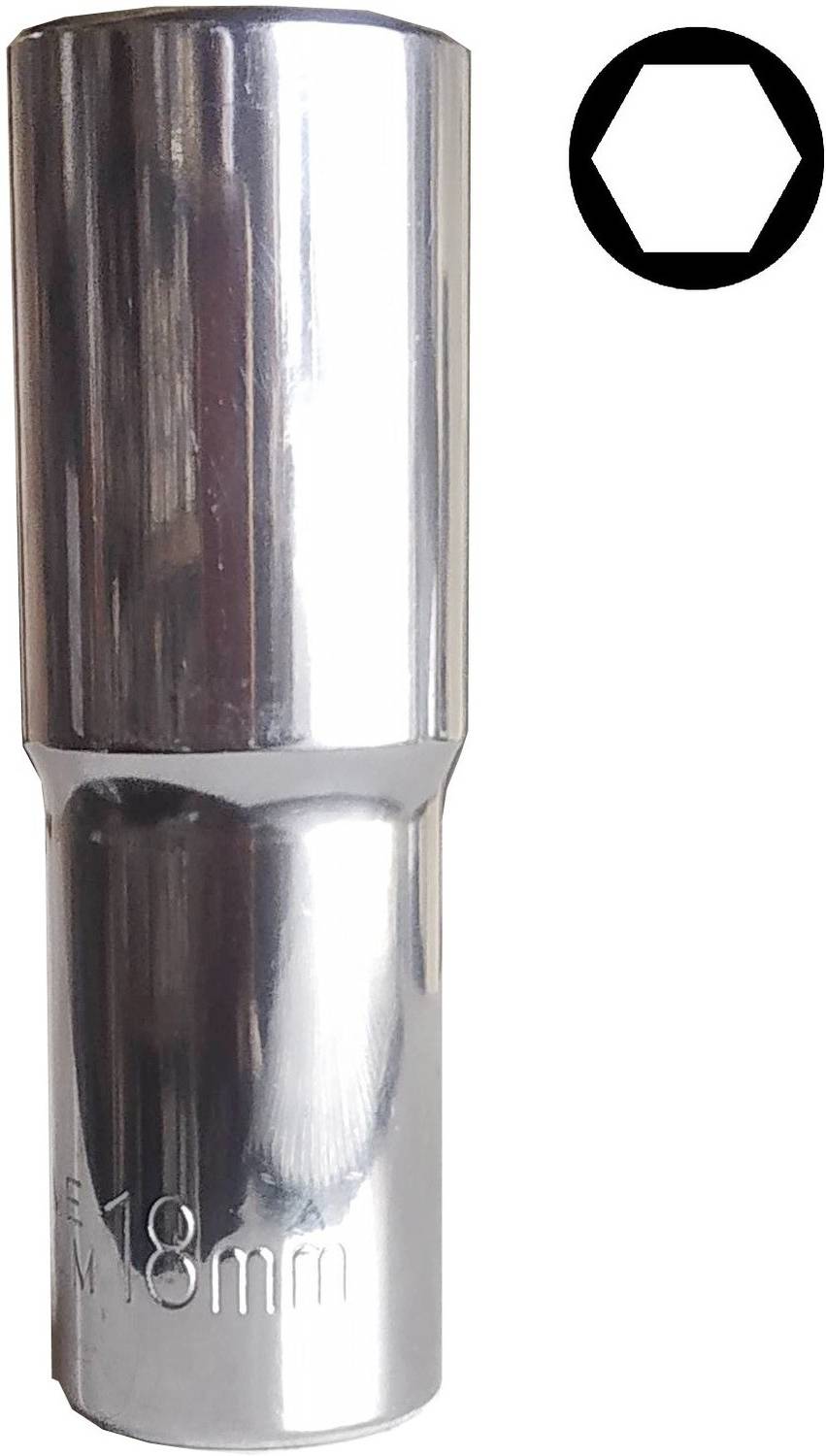 4MECH 1/2" Drive 18 MM Hex Long Socket Set