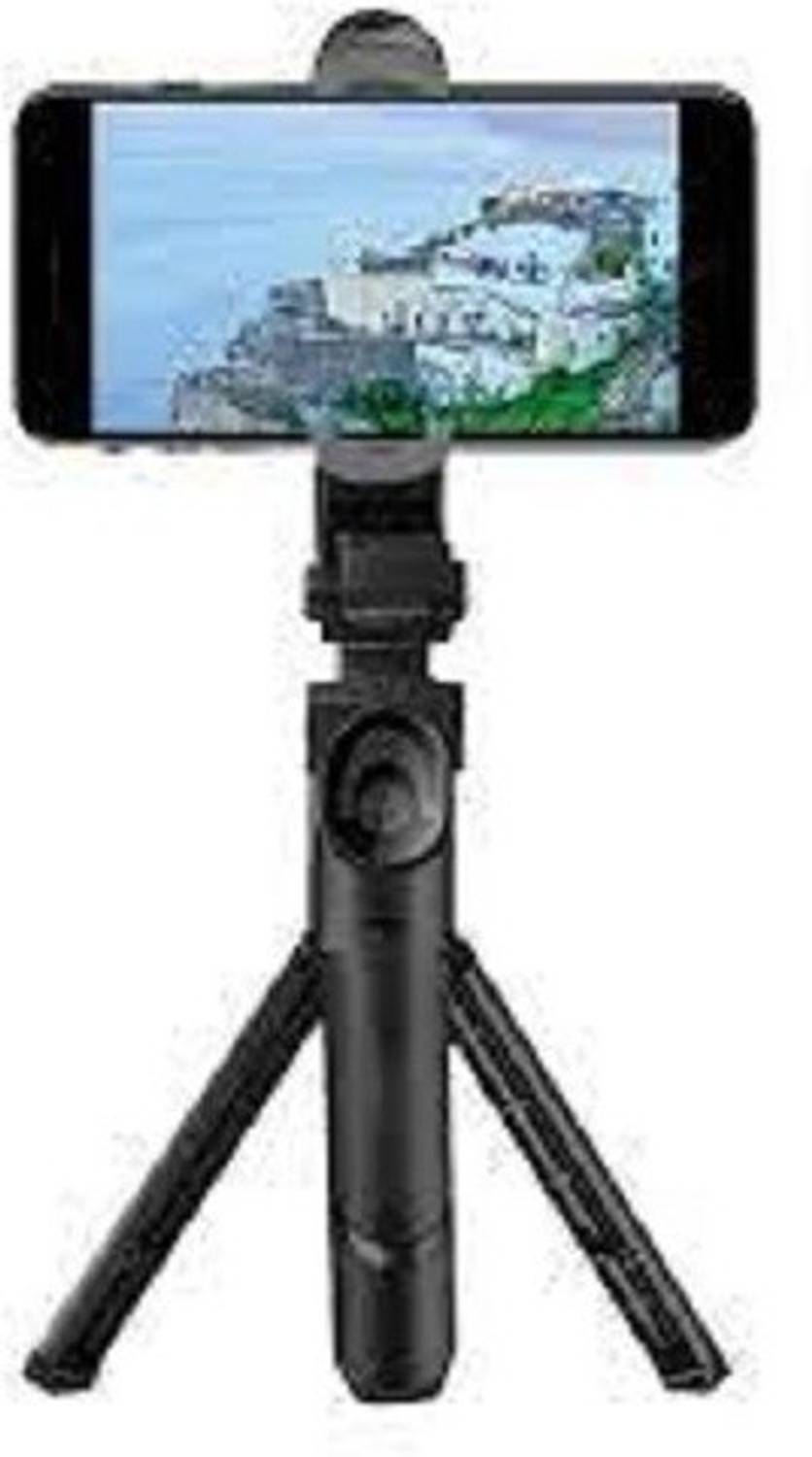 keeva XT-02 Selfie Stick New Portable , Extendable Selfie Stick With Tripod Stand And Detachable Wireless Bluetooth Remote System, Ultra Compact Selfie Stick for Mobile 3 Axis Gimbal for Camera, Mobile