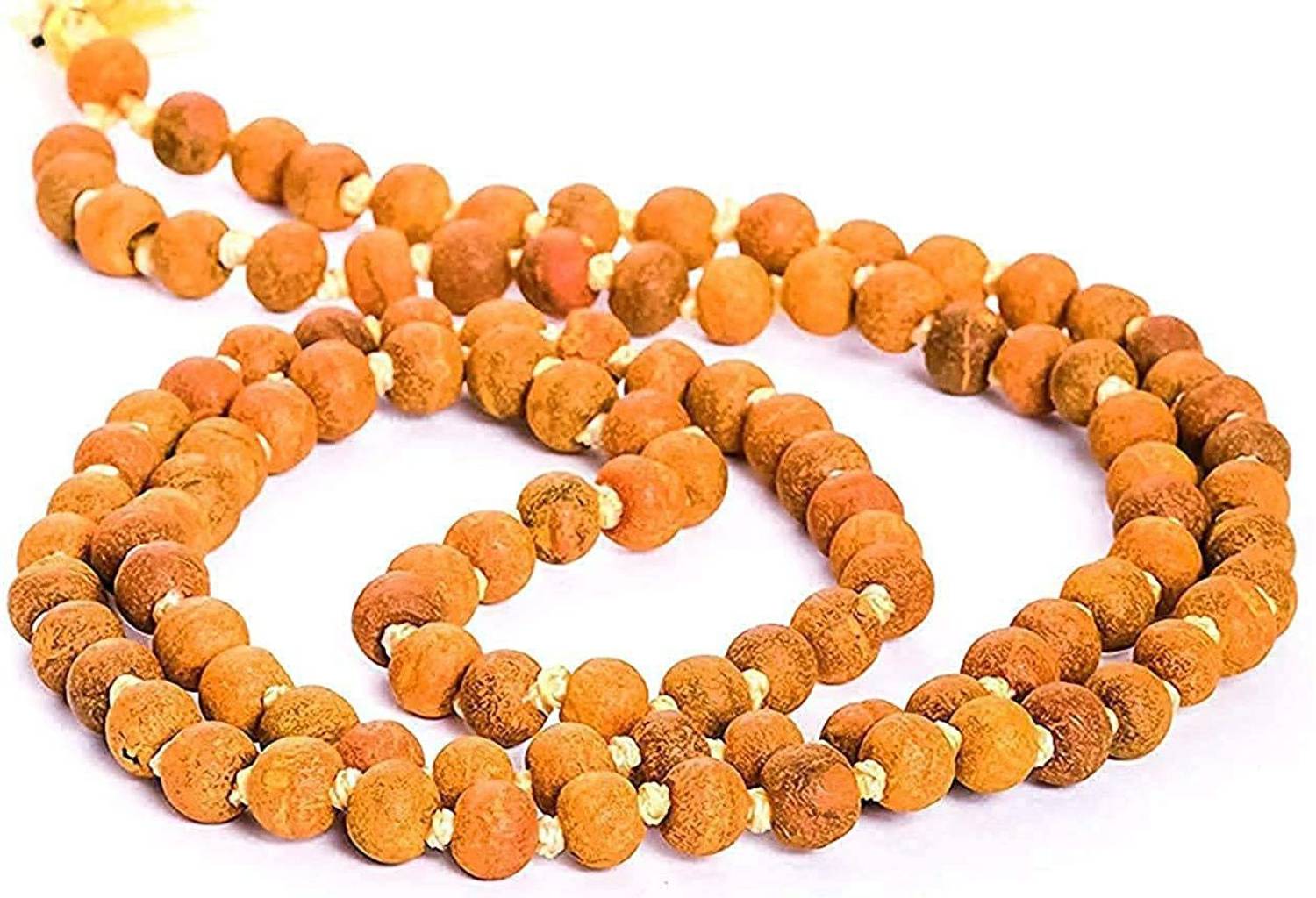 ADOWIK Haldi Jap Mala For Pooja Astrology Wood Chain