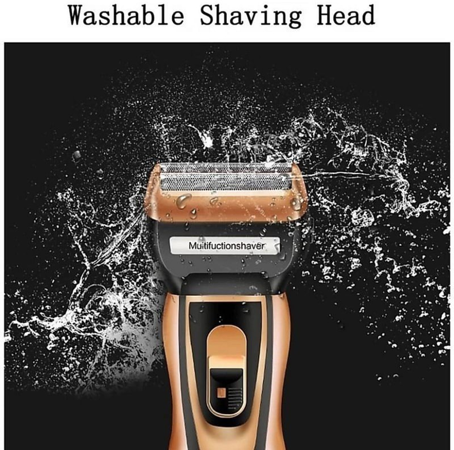 Image of Tallcart Multifunctional 3 In 1 Grooming Kit Runtime: 90 min Trimmer for Men (Grey, Black) Trimmer 90 min Runtime 2 Length Settings