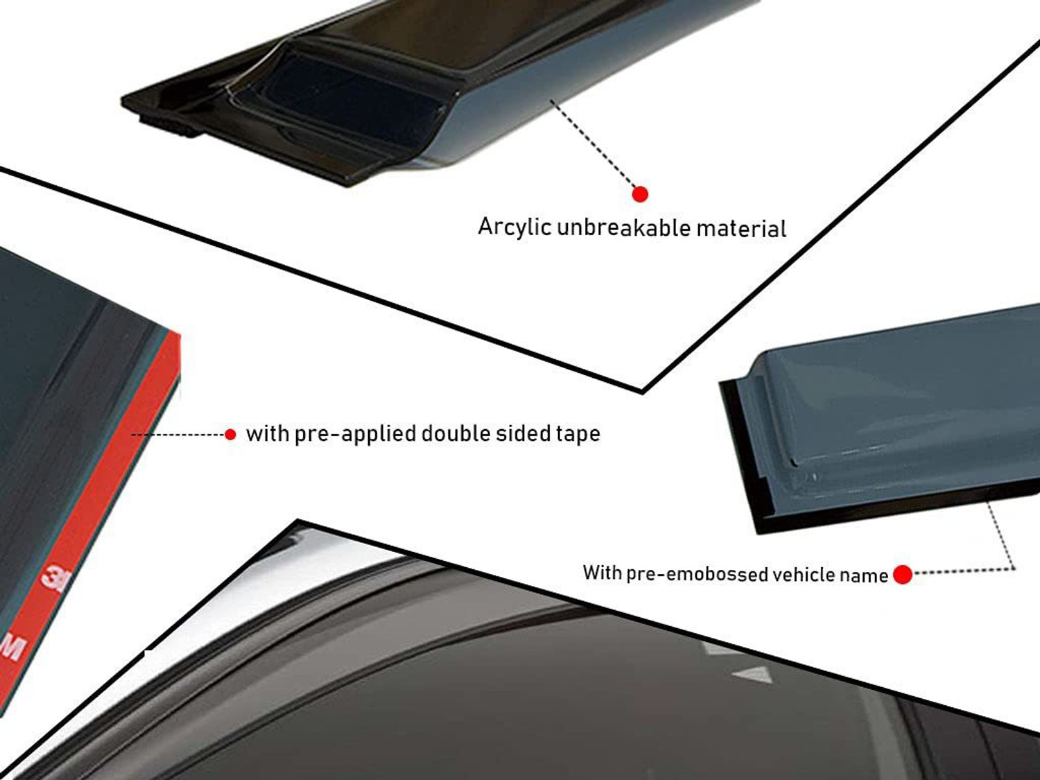 Image of RSE For Front, Rear Wind Deflector