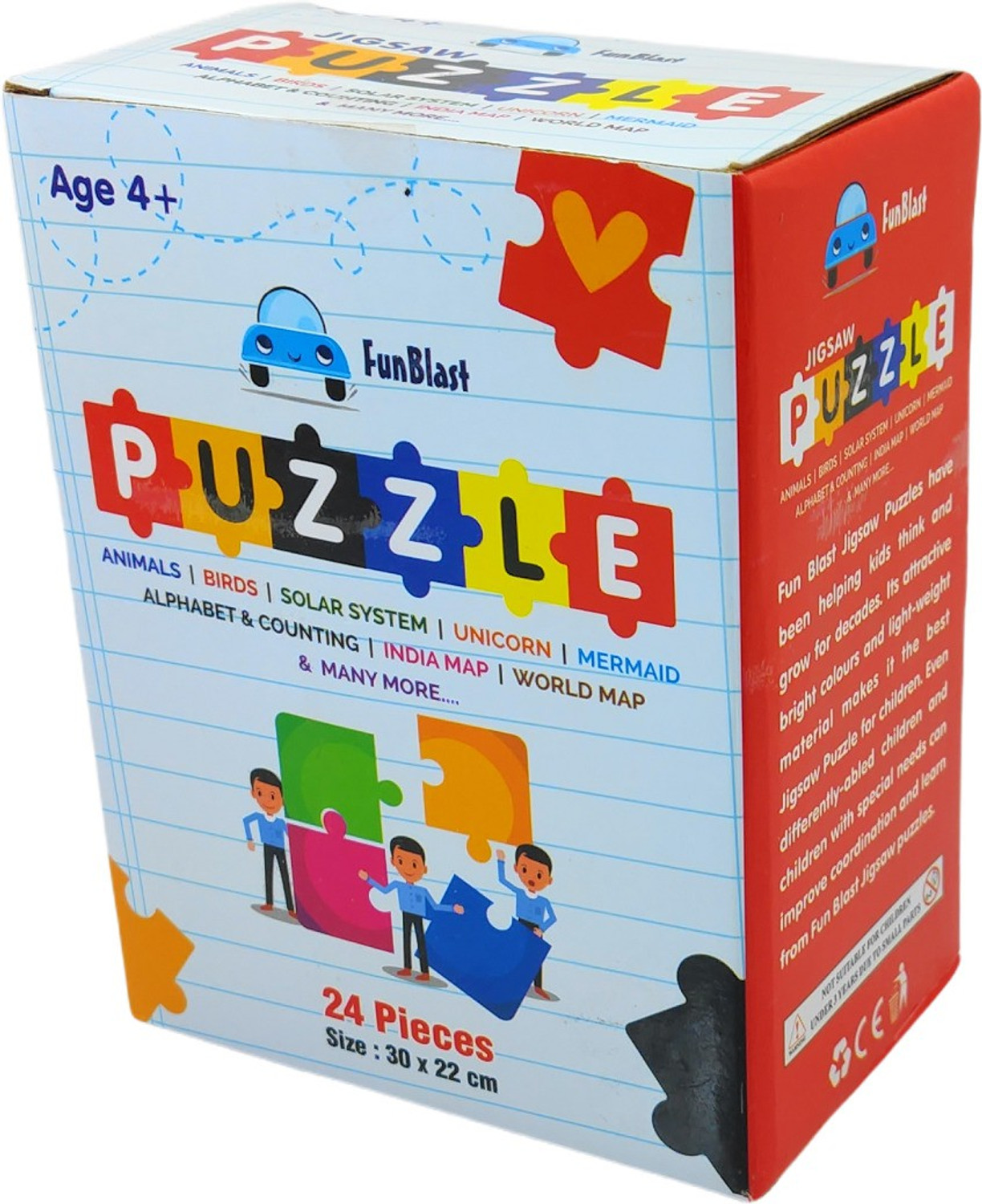 Image of FunBlast Map of India Jigsaw Puzzle for Kids Jigsaw Puzzle for Kids | Educational Learning Jigsaw Puzzle for 3+ Years Kids /Boys /girls