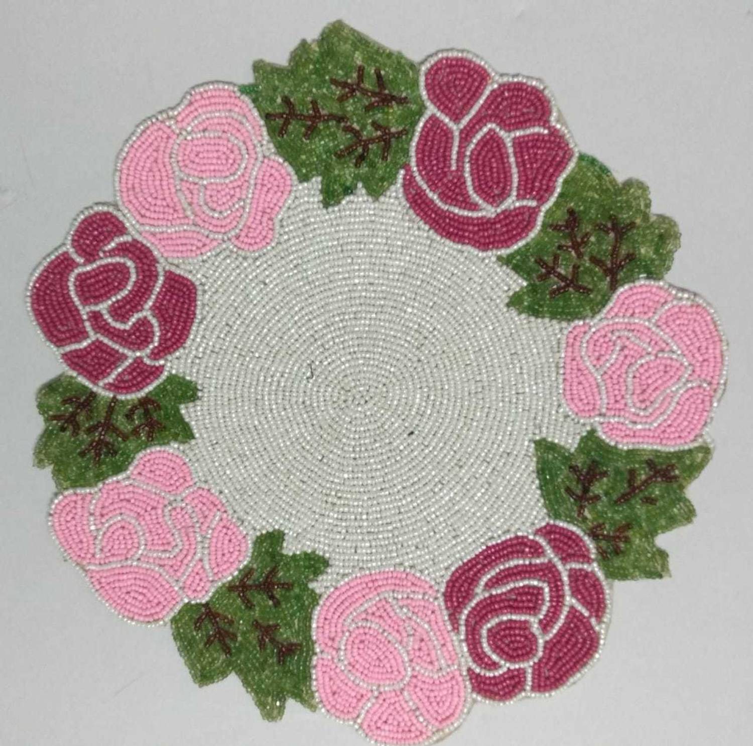 Aaditya Exports Round Pack of 1 Table Placemat