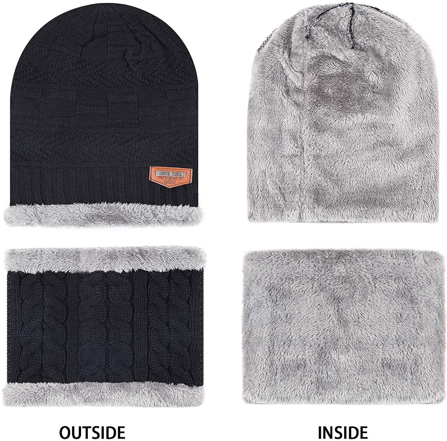 Image of INFISPACE Self Design Beanie