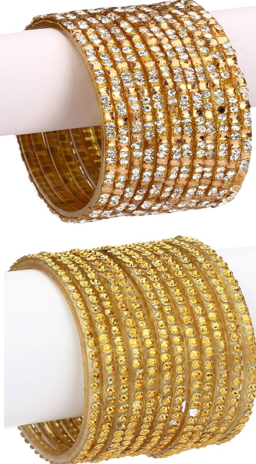 1st Time Glass Enamel Bangle Set
