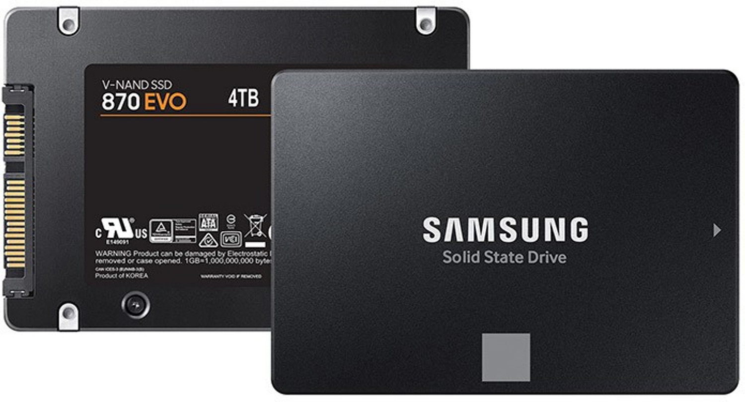 Image of Samsung 870 Evo 250 GB Laptop, Desktop Black SATA III Internal Solid State Drive (SSD) (MZ-76E250BW)