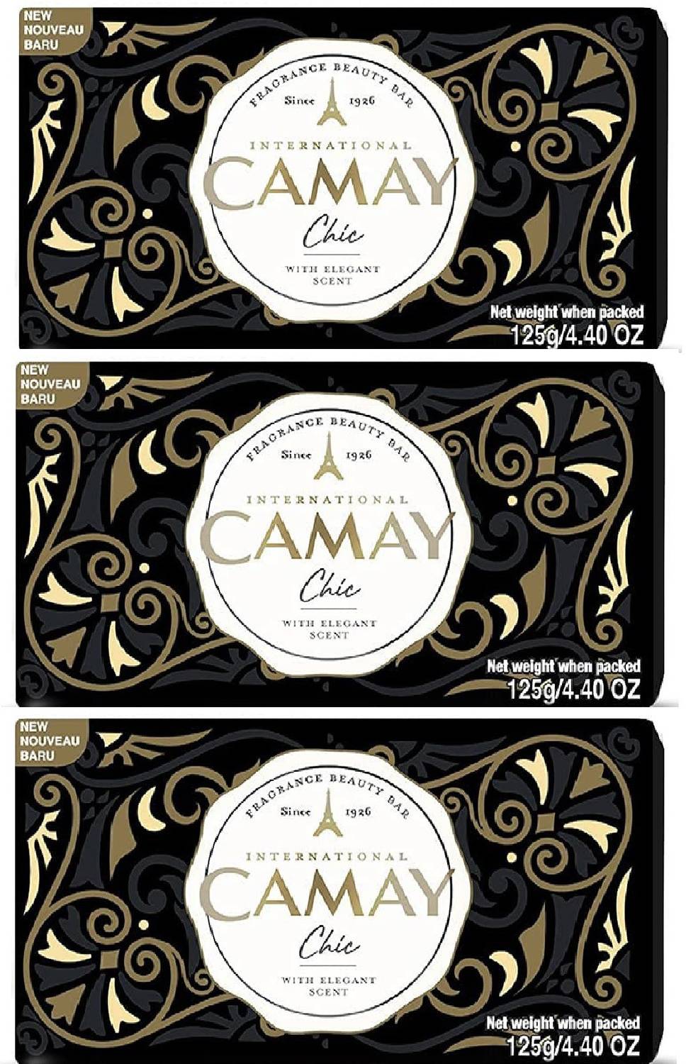 Camay International Chic Soap With Elegant Scent (Pack of 3)