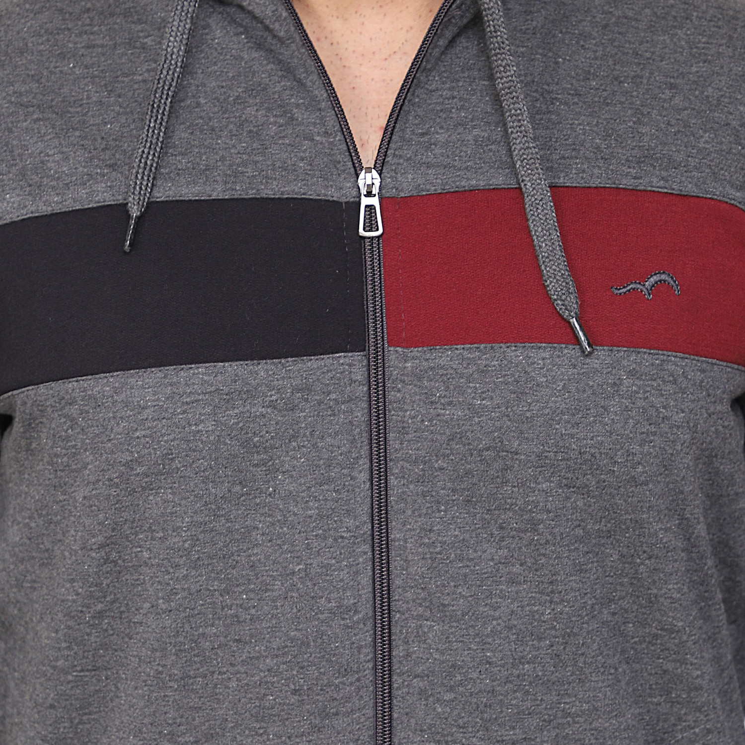 Image of Kundan Full Sleeve Color Block Men Sweatshirt