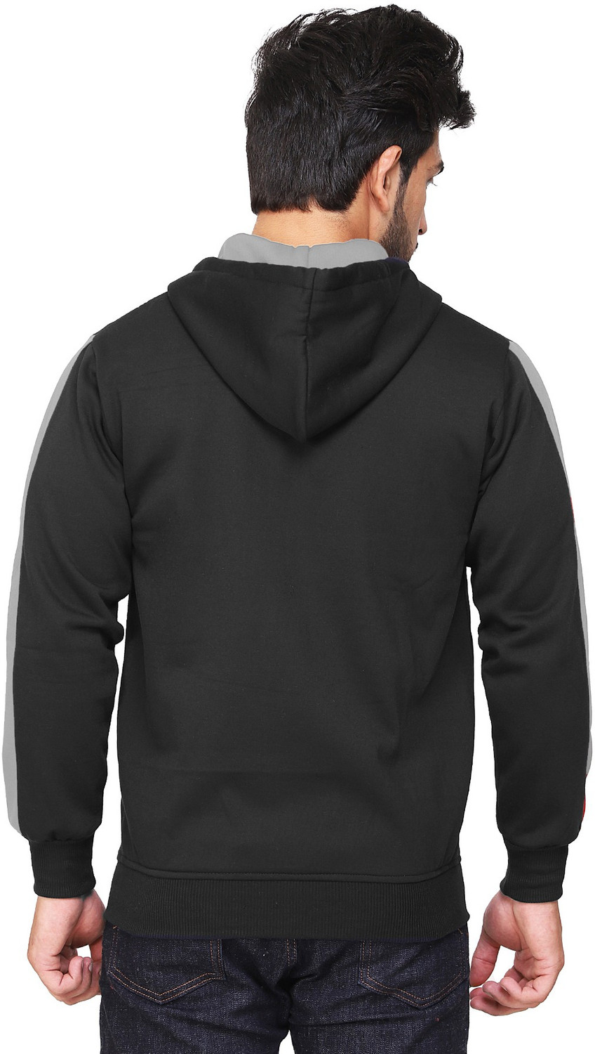 Image of Kundan Full Sleeve Color Block Men Sweatshirt