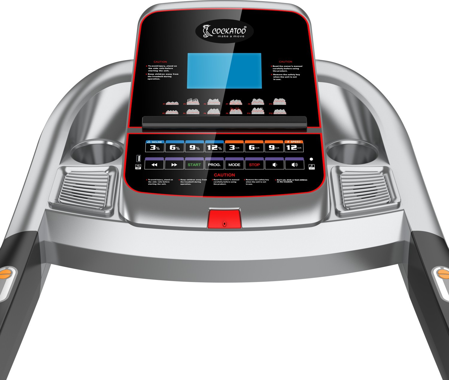 Image of COCKATOO E1800 3HP-5HP Peak AC Motor Treadmill (Max Weight:150 kg)