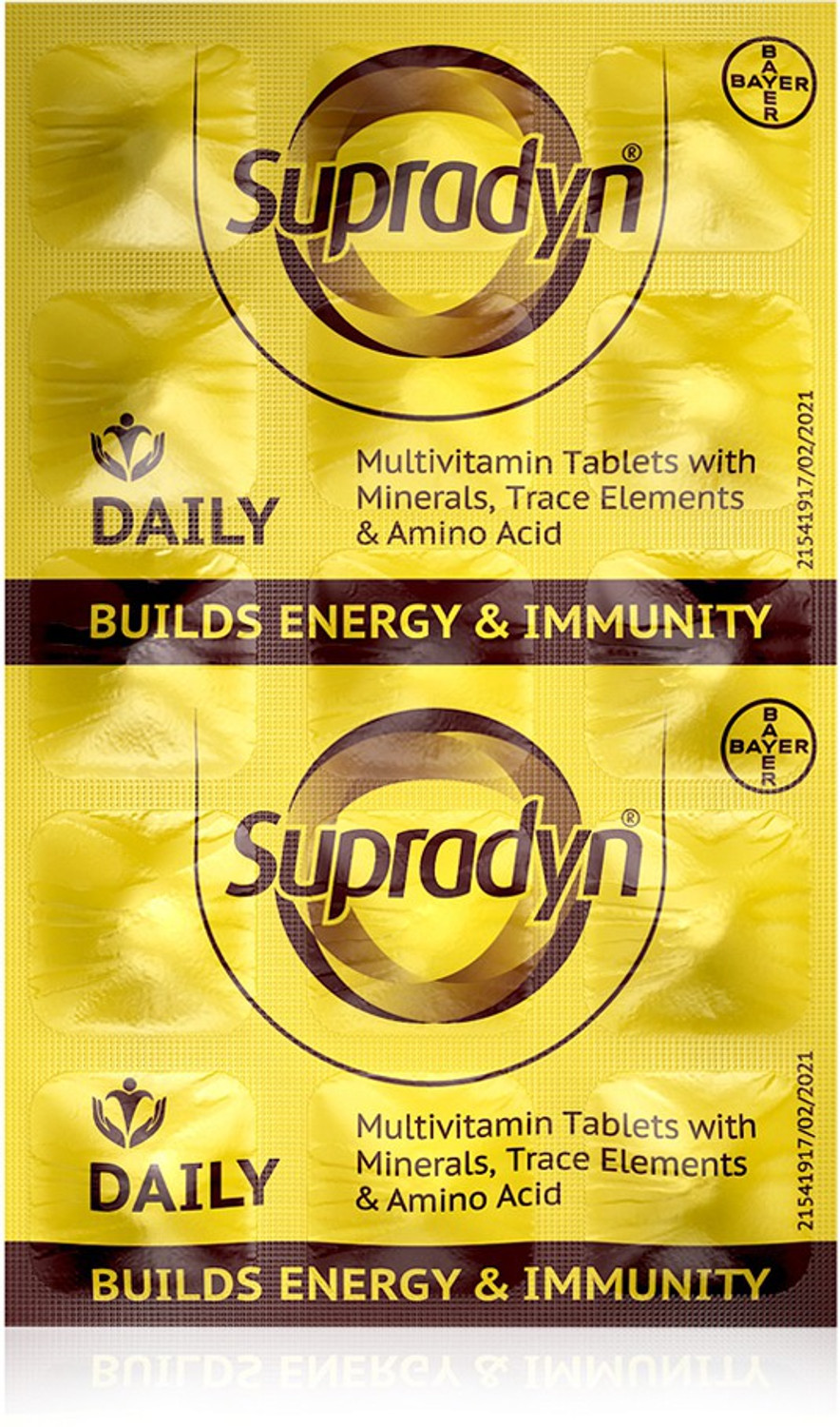 Image of Supradyn Daily Multivitamin with 12 Vitamins, Zinc|For Immunity & Energy Tablets