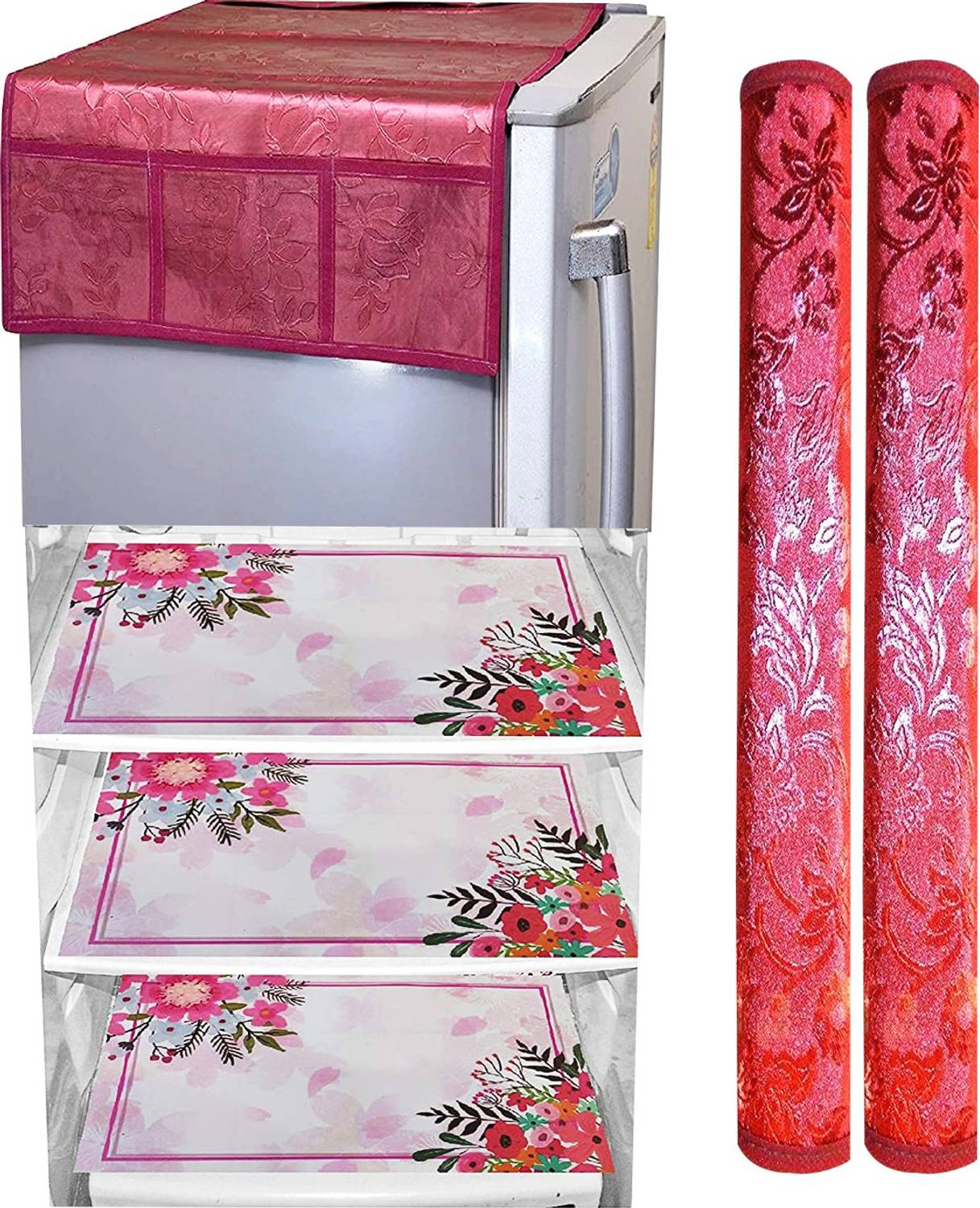 Adakriti Creations Refrigerator Cover
