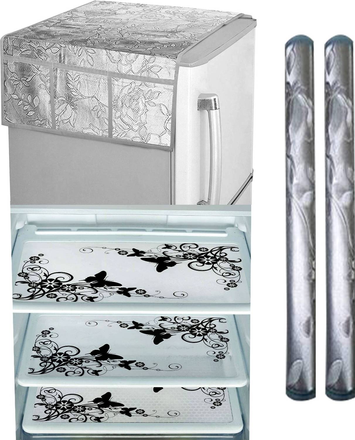 Adakriti Creations Refrigerator Cover