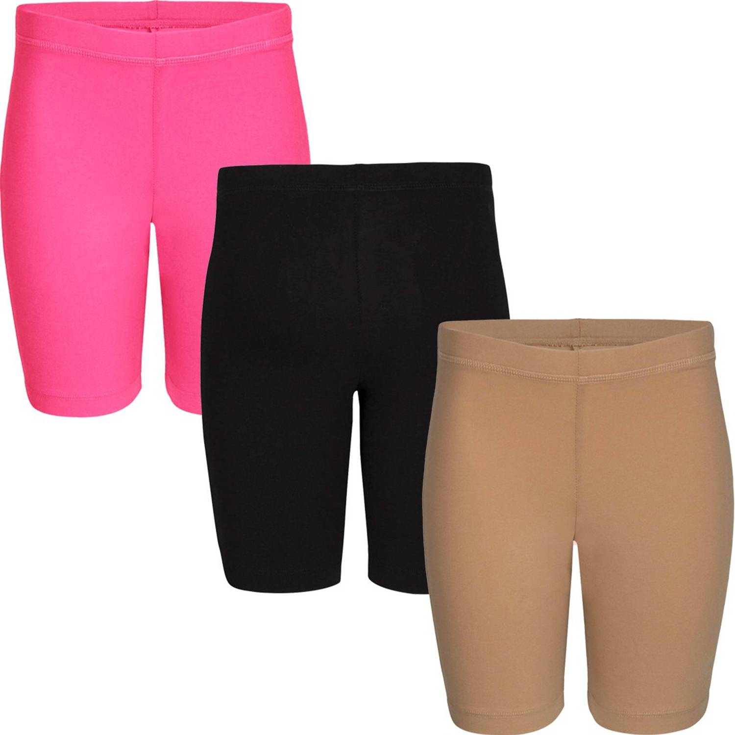 2K Kids Short For Girls Sports Solid Cotton Blend
