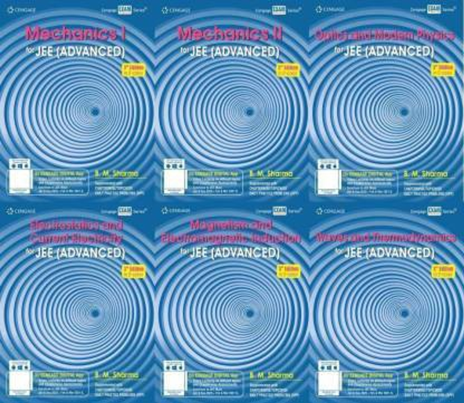 Image of Cengage Mechanics I, Mechanics II, Electrostatics And Current Electricity, Magnetism And Electromagnetic Induction, Optics And Modern Physics, Waves And Thermodynamics For JEE (Advanced) (Physics 6 Books Set)