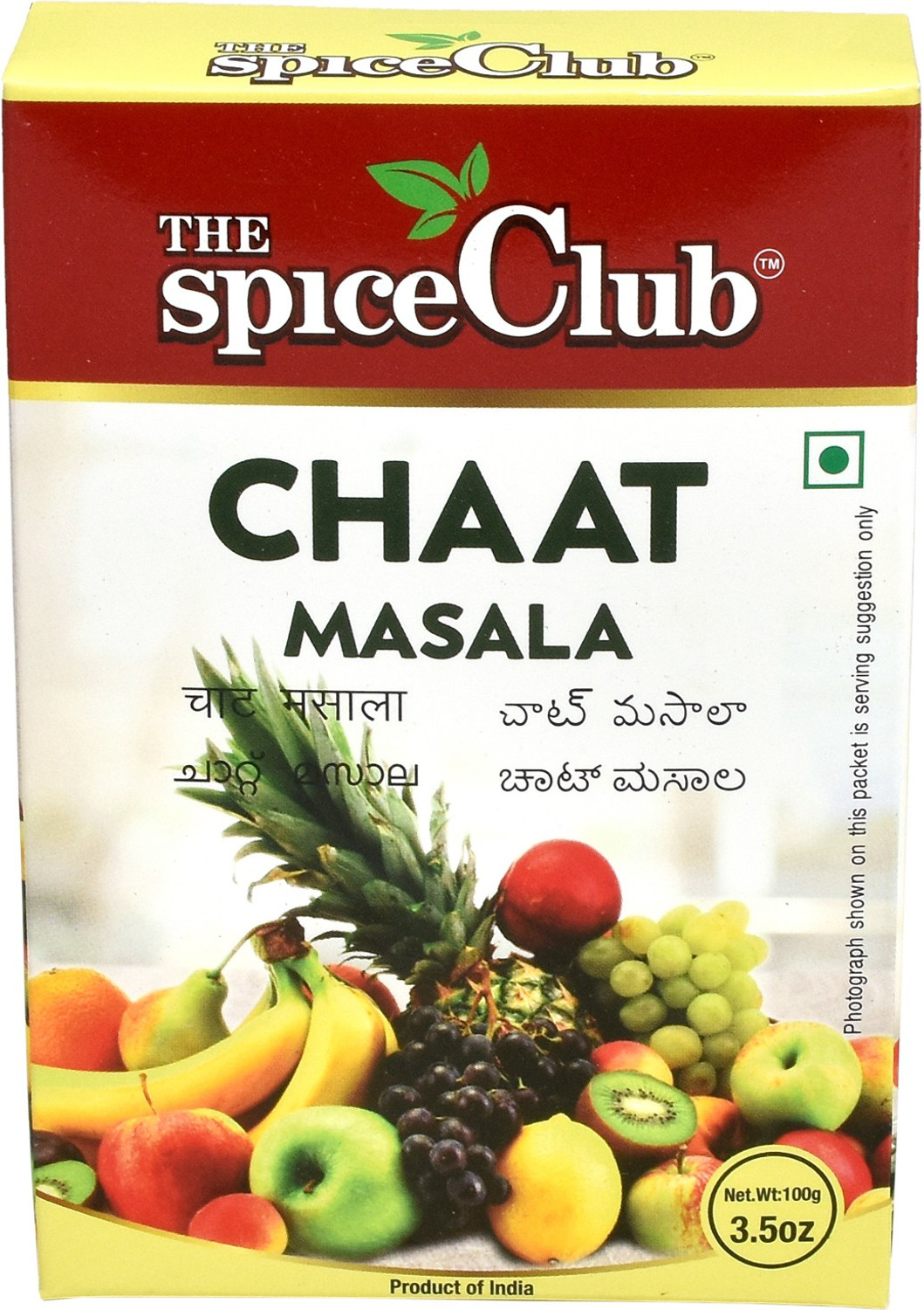 Image of The Spice Club Chaat Masala 100g Box - Pack of 2