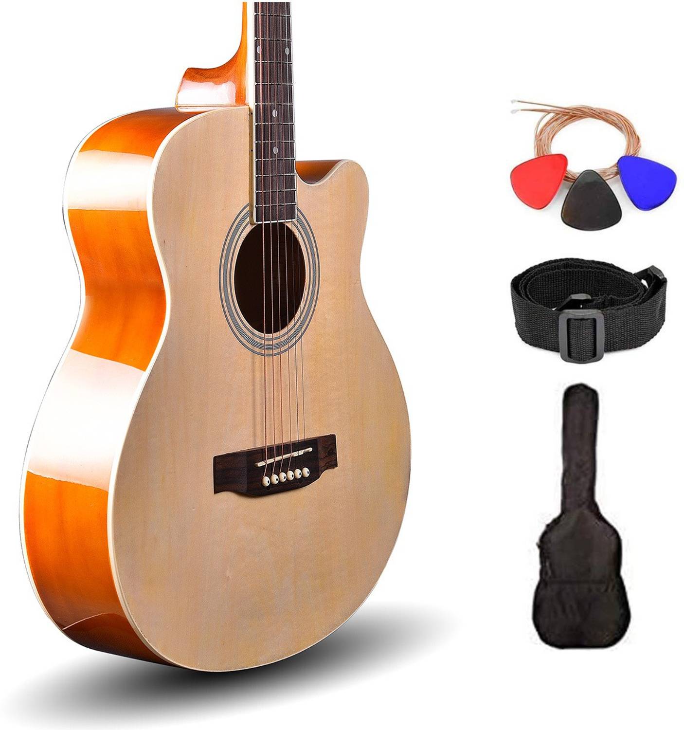 KADENCE KAD-NAT-C (with online Courses) Acoustic Guitar Spruce